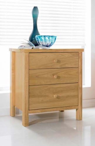 Atlantis Pale Oak Bedside Table Amazon Co Uk Kitchen Home
