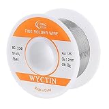 Solder Wire 60-40 with Rosin Core for Electrical Soldering (1.2mm) 0.11lbs by WYCTIN
