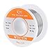 Solder Wire 60-40 with Rosin Core for Electrical Soldering (1.2mm) 0.11lbs by WYCTIN