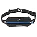 Fitletic Neo I Sports Fanny Pack | Unique No Bounce Design for Running, Jogging, Walking, Cycling, Workout, Travel | N01-04 Neo I Single Pouch Running Belt, Black & Blue