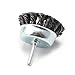 3 Inch Steel Knotted Wire Cup Brush For Removal of Rust/Corrosion/Paint - Reduced Wire Breakage and Longer Life