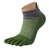 Lookatool MenMesh Meias Sports Running Five Finger Toe Socks