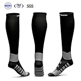 Compression Socks for Men & Women, KKUP2U Compression Socks 20-30 mmhg for Flight, Maternity, Athletics, Travel, Nurses - Medical Care Grade, Boost Stamina, Circulation & Recovery