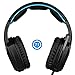 Sades SPIRITWOLF USB Version 7.1 Surround Sound Stereo Gaming Headset Headphones with Microphone, Over Ear, Noise Reduction, Volume Control, LED Light for PC Computer Gamers(Black Blue)thumb 3