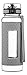 Swig Savvy Sports Water Bottle - with Silicone Sleeve. Fruit Infuser Water Bottle Filter and Leak Free Flip Top, EZ Open with One Click,Tritan Co-Polyester Plastic, 32oz Gray
