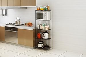 Mulsh 5 Tier Wire Shelving Metal Wire Shelf Storage Rack Durable