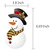 GOER 36 Pcs Christmas Decorations,Hanging Swirls for Christmas Party Supplies