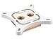 XSPC RayStorm Pro White WaterBlock, Intel CPU, White LEDs