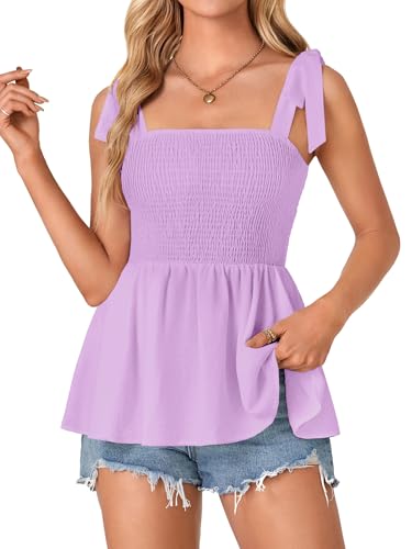 Vrtige Women's Sleeveless Babydoll Blouse