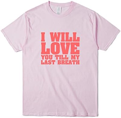 ReRabbit i Will Love You Till My Last Breath Tees For Man XXL Pink