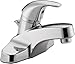 Peerless Single-Handle Centerset Bathroom Faucet with Pop-Up Drain Assembly, Chrome P136LF primary