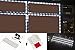 20ft Storefront 40 pieces White 5050 LED Light module Package with UL 12v 2 Amps AC Power