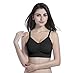 SUEKAPHIN 2PACK Nursing Bra Wireless Bra Women s Sleeping Maternity Bra Breastfeeding Bra Black Gray 2pcs Pack Medium Black gray