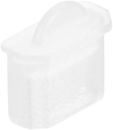 sourcing map 5pcs Micro Silicone Protectors Female Port Anti Dust Cap Cover Clear, Transparent - Image 5