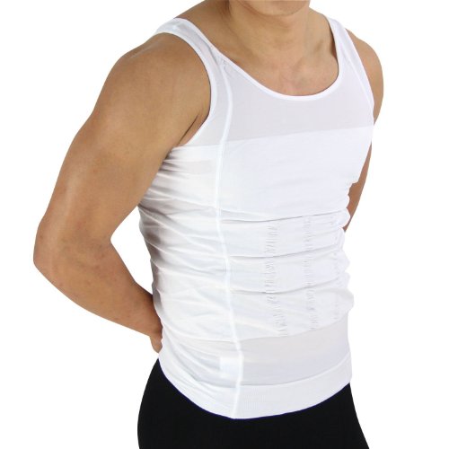 Mens Slimming Sleeveless Body Shaper Sculpting Stomach