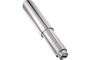 Sliver Paper Toilet Holder Replacement Rod Toilet Paper Holder Roller Stainless Steel Toilet Paper Holder Spring Loaded Holde