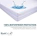 PlushDeluxe Full Size Premium Mattress Encasement - Zippered Waterproof, Bedbug Proof Design, 6-Sided Protection - Hypoallergenic Cotton Terry Fabric [9-12