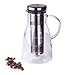 Cold Brew Coffee Maker & Tea Infuser Pot by Integrity Chef - 5 Cup Pitcher, Premium Food Grade Quality Stainless Steel & Glass Carafe, Perfect Gift, SAVE A LIFE!