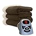 Biddeford 6000-9362160-711 Micro Mink and Sherpa Heated Blanket Twin Chocolate