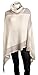 Sportoli Women's Thick Warm Knitted Winter Shawl Cape Poncho Wrap with Cowl Neck - Tan (One Size)
