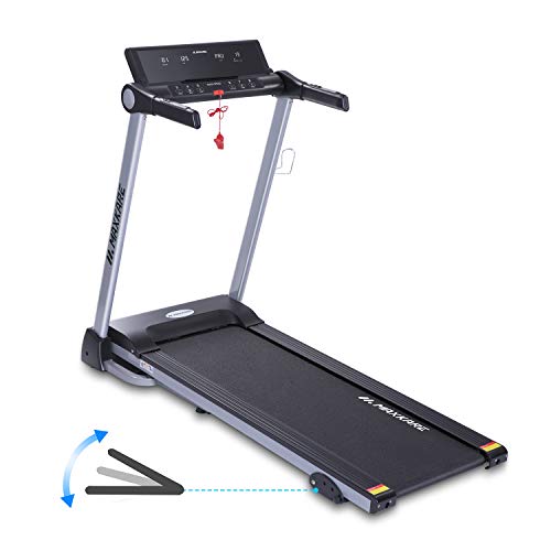 MaxKare Electric Treadmill Foldable Running Machine MPH Max Speed 15  Pre-Set Programs Easy Assembly with