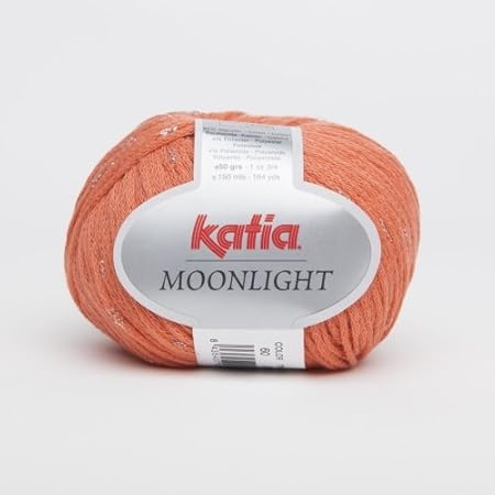 Hilos Katia algodón tejer (Moonlight, Katia 60 naranja salmón: Amazon.es: Hogar