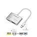 CableDeconn Aluminum shell Multi-Function Thunderbolt Mini Displayport to HDMI VGA Converter Adapter Cable for Apple Macbook Surface pro Thinkpad X1 HDMI 4K HDTV Eyefinity VGA Adapter