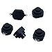 5 PCS Tactile Push Button Switch, Icstation 2 Pin Self-Lock Micro Push Button Switch SPST DC 30V 1A Mini Push Button Latching On Off Switches