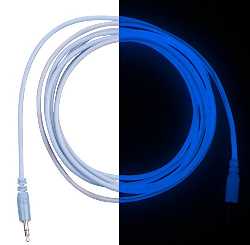 Aux cable - 3.5 mm male to male glow in the dark audio …