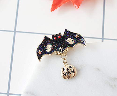 Cute Enamel Lapel Pin Sets Carton Animal Brooch Pin (Halloween Ghost)