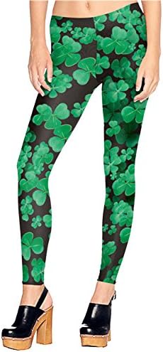 Womens St. Patrick's Day Ultra Soft Brushed Leggings Pants Ankle Length,XS-5XL …