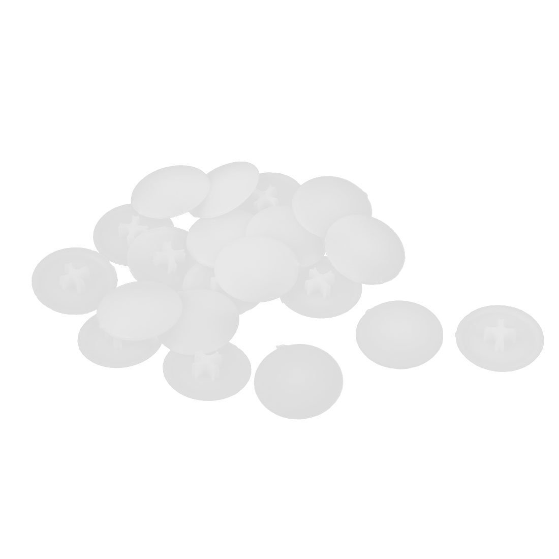 Sourcingmap Round Shaped Furniture Decorative Cover Phillips Screw Caps Lids 20PCS