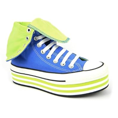 converse platform bambino blu