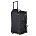 Olympia U.S.A. 8 Pocket Rolling Duffel Bag, Black/Yellow, 22 inch