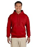Gildan 18500 - Classic Fit Adult Hooded Sweatshirt Heavy Blend - First Quality - Red - Medium