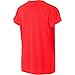 New Balance Boys' Big Textured Performance T-Shirt, Orange, 10/12