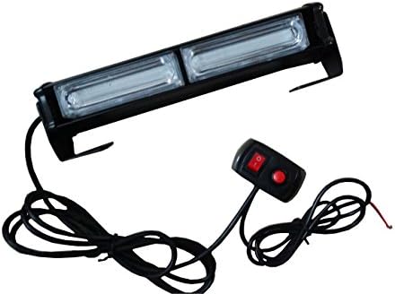 WEILONG 9.8" COB LED Emergency Warning Traffic Advisor Vehicle LED Strobe Light Bar-Amber