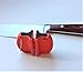 Knife Sharpener Compact And Portable For Easy Storage And Transport - Kitchen Knife Sharpener With Dual Stage Sharpening And Non-slip Base (orange, 3x2.25x1