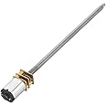 N20 Metal Speed Reduction Motor Screw Actuator Gear Motor with Long Output Shaft M4 x 100mm (12V 600RPM)