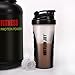 BOTTLED JOY Protein Shaker Bottle, Non-Toxic Wide Mouth 100% Leak Proof Shake Water Bottles 27oz 800ml (Clear)