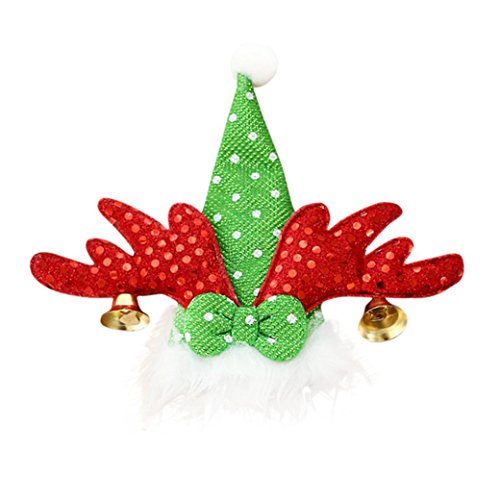 Christmas Tableware Bags,ZYooh Santa Claus,Christmas Tree, Snowman Style Silverware Holder Pockets (RED) - Thumbnail 2