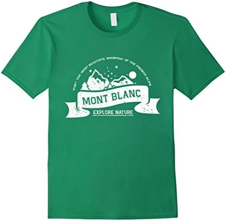 Men's T.shirt Mont blanc Medium Kelly Green