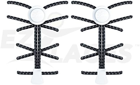EZLACES No-tie, reflective, high performance, elastic shoe laces. Original and with Warranty.