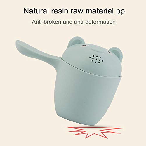Heitaisi Multi-Purpose Baby Shampoo Cup Baby Bath Waterfall Ladle Sprinkler Water Ladle Water Deflector - Best Baby Bath Helper
