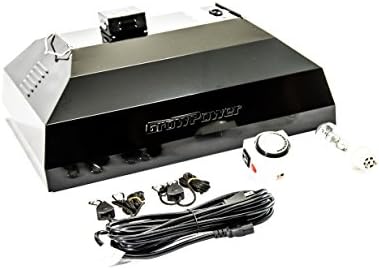 GrowPower CMH 315W Grow Light Kit for Hydroponic Indoor Garden INCLUDES Timer, Light Hangers, Bulb 4200K for Veg, 120/240V