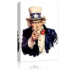 Uncle Sam I Want You Print Famous Painting Reproduction