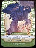 Sorcerers Mask of the Magic Kingdom Game, Walt Disney World - Card #09 - Lythos's Rock Titan Boulder Throw