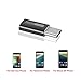 TechMatte [4 in 1 Pack] Micro USB to USB C Adapter, Converts Micro USB Female to USB C Male, Uses 56K Resistor, Works with Galaxy Note 8, S9, S9 Plus, S8, S8+, MacBook, Nintendo Switch and More