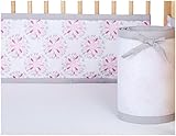 BreathableBaby Breathable Mesh Crib Liner- Dahlia
