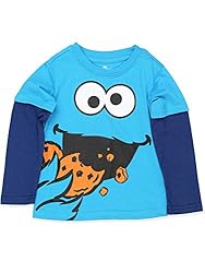 Sesame Street Elmo and Cookie Monster Boys T-Shirt